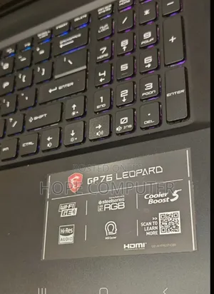 Photo - New Laptop MSI Pulse GL76 16GB Intel Core I7 SSD 1T