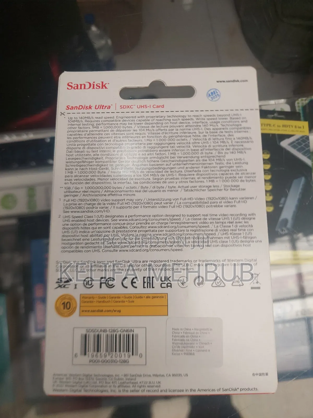 128 Memory Card for Camera