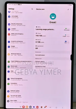 New Samsung Galaxy Tab S8 256 GB Silver