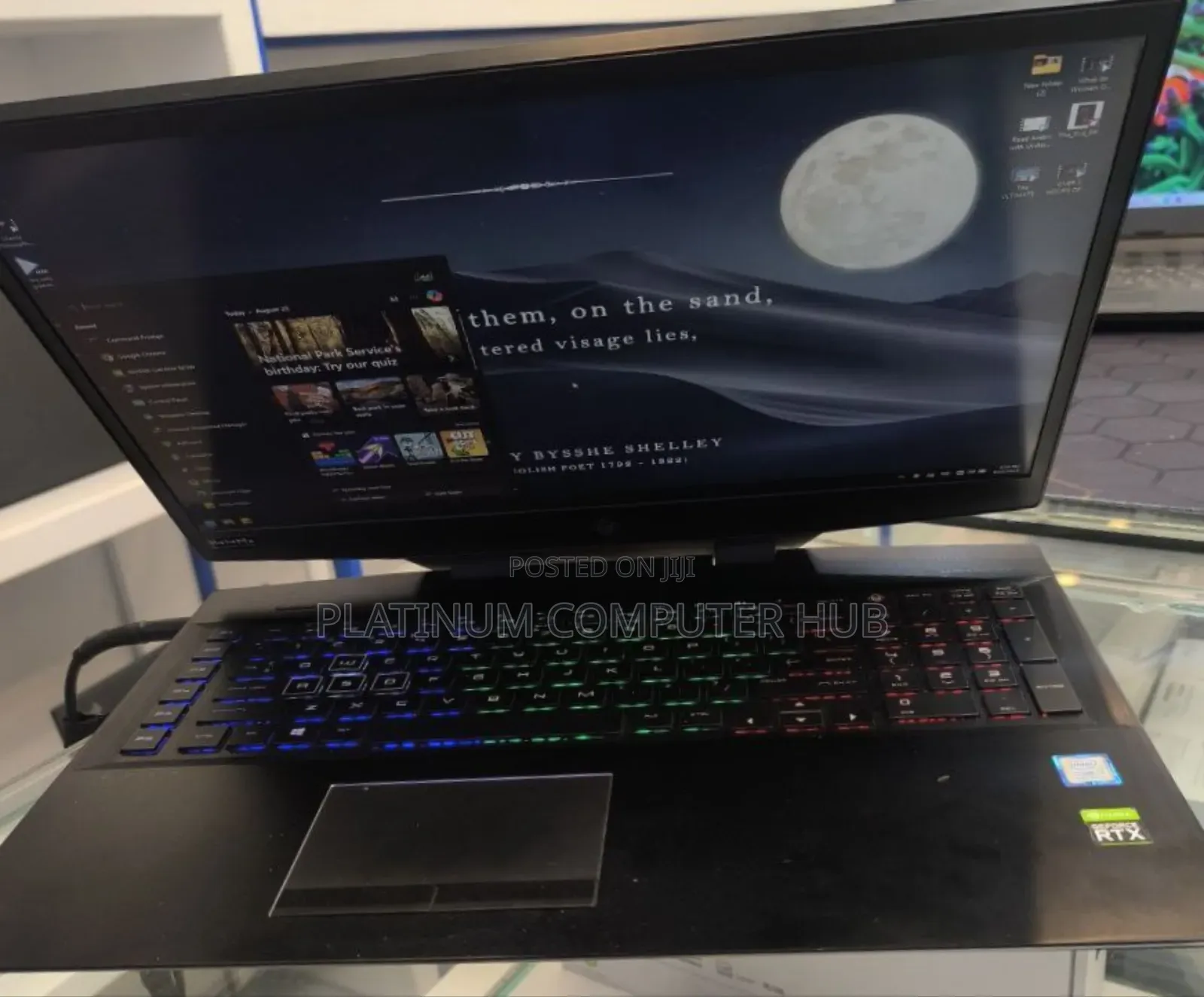 New Laptop HP Omen 17 16GB Intel Core I7 SSD 512GB