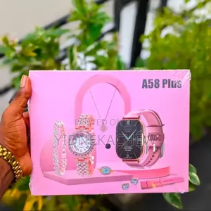A58 Plus Smart Watch Combo for Ladies