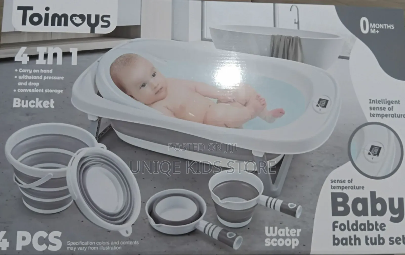 4 in 1 Foldable Baby Bath Tub Set