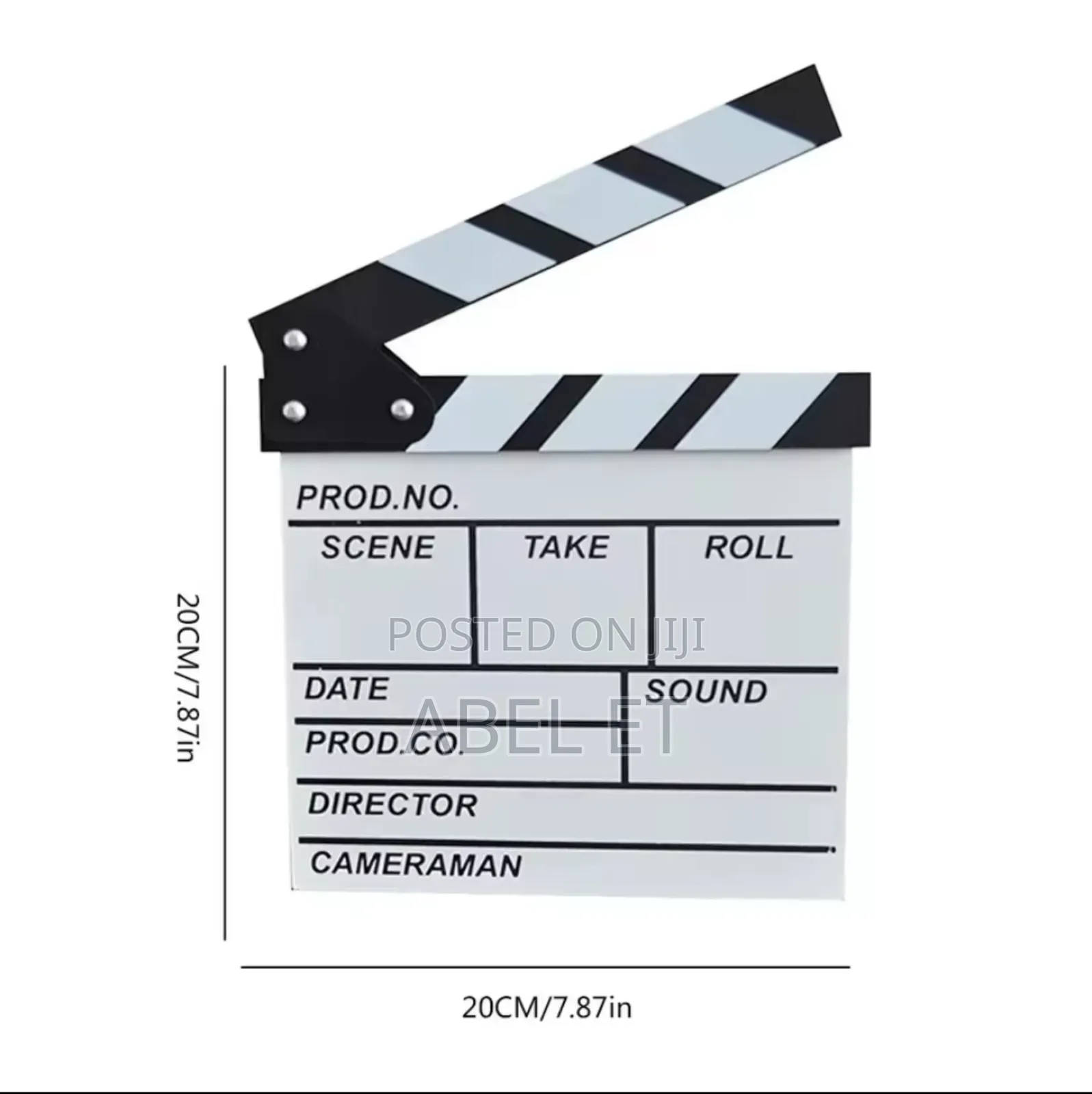 Clapper Board Slate / ክላፐር ቦርድ