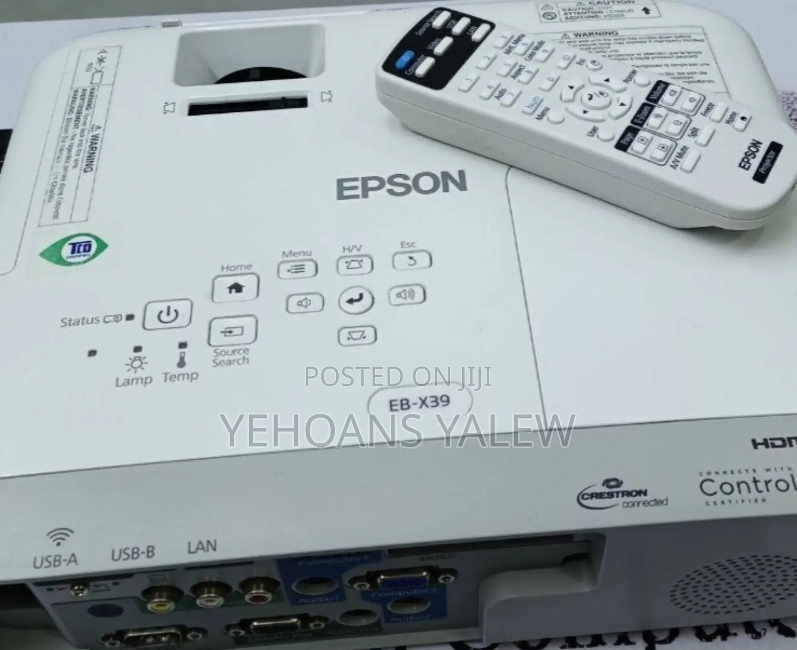 Eepson X39 Projector Projection System: 3lcd, 3-Chip Technology Proje