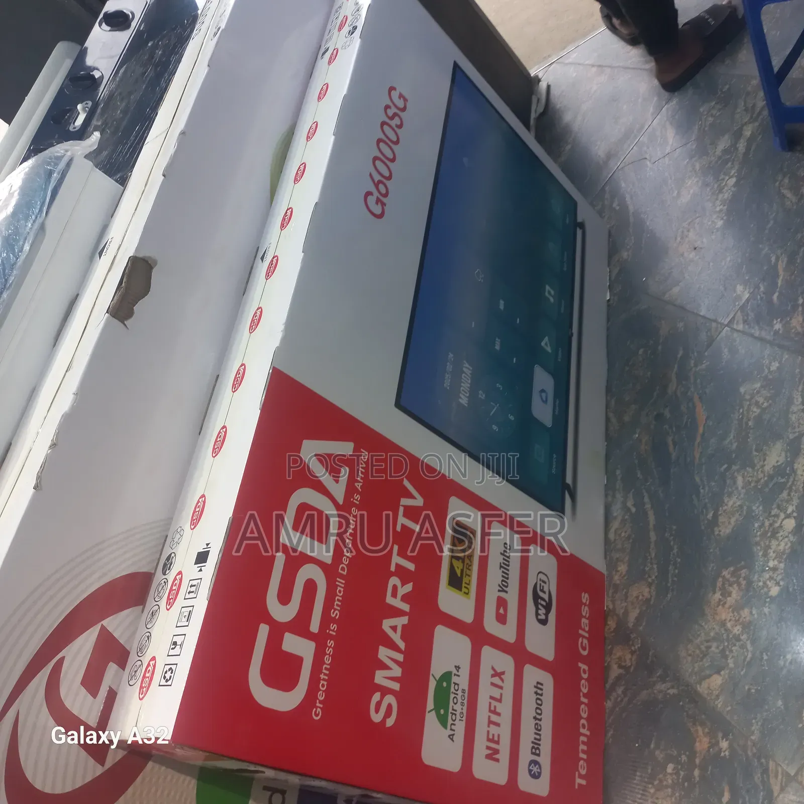 Gsda Tv 60 Inch Smart Duoble Glass New Brand 2025