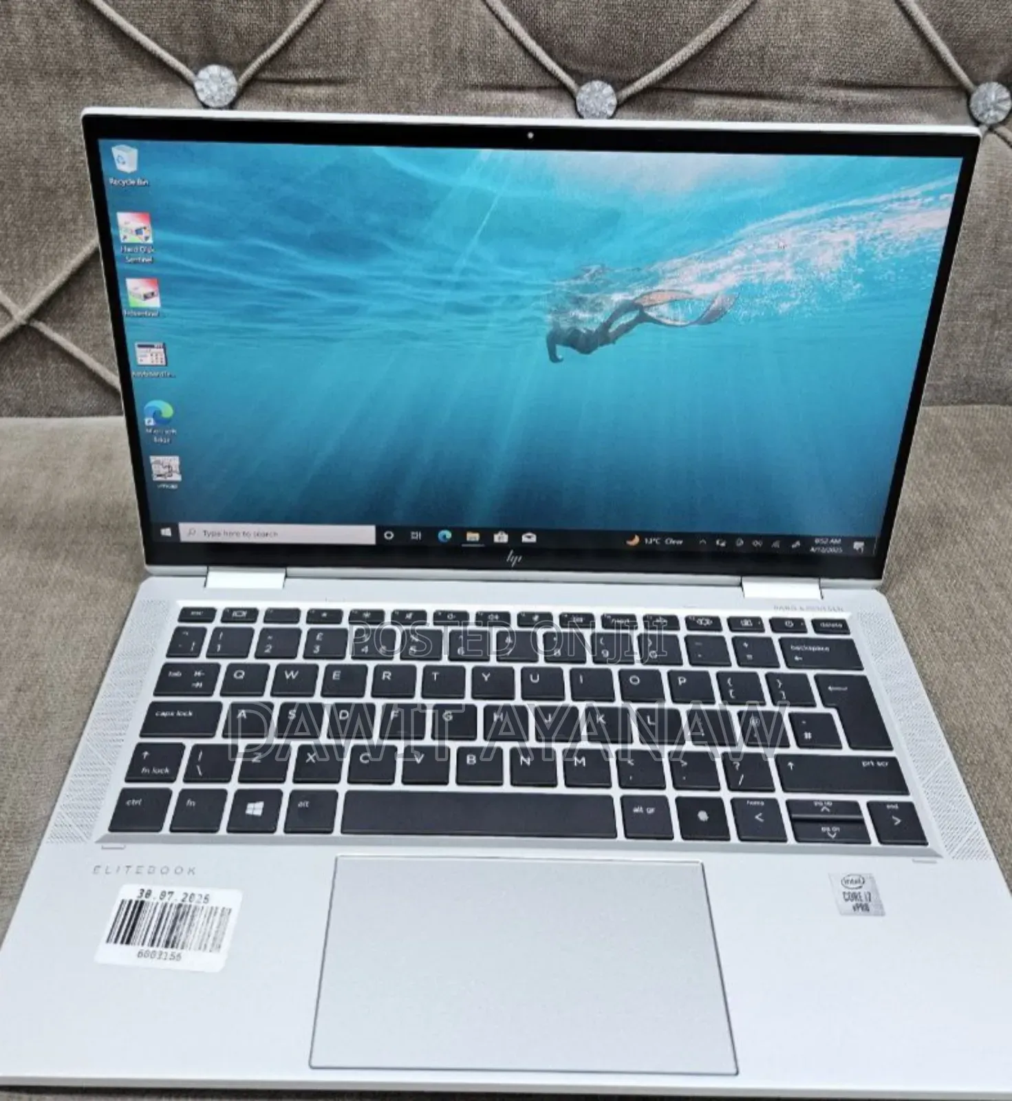 New Laptop HP EliteBook X360 1030 G7 16GB Intel Core I7 SSD 512GB