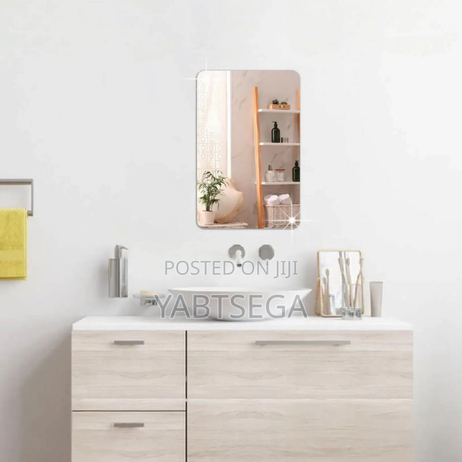 Rectangular Self-Adhesive Decorative Sticker Mirror