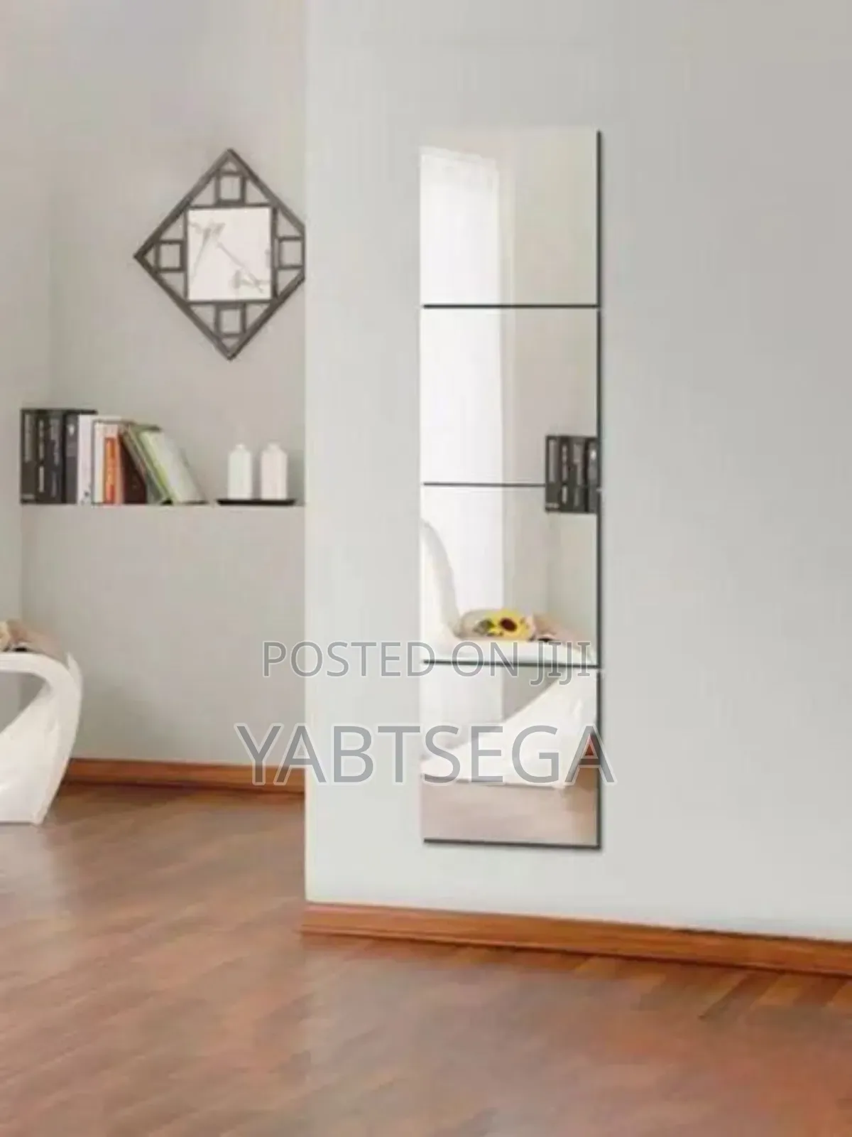 Rectangular Self-Adhesive Decorative Sticker Mirror