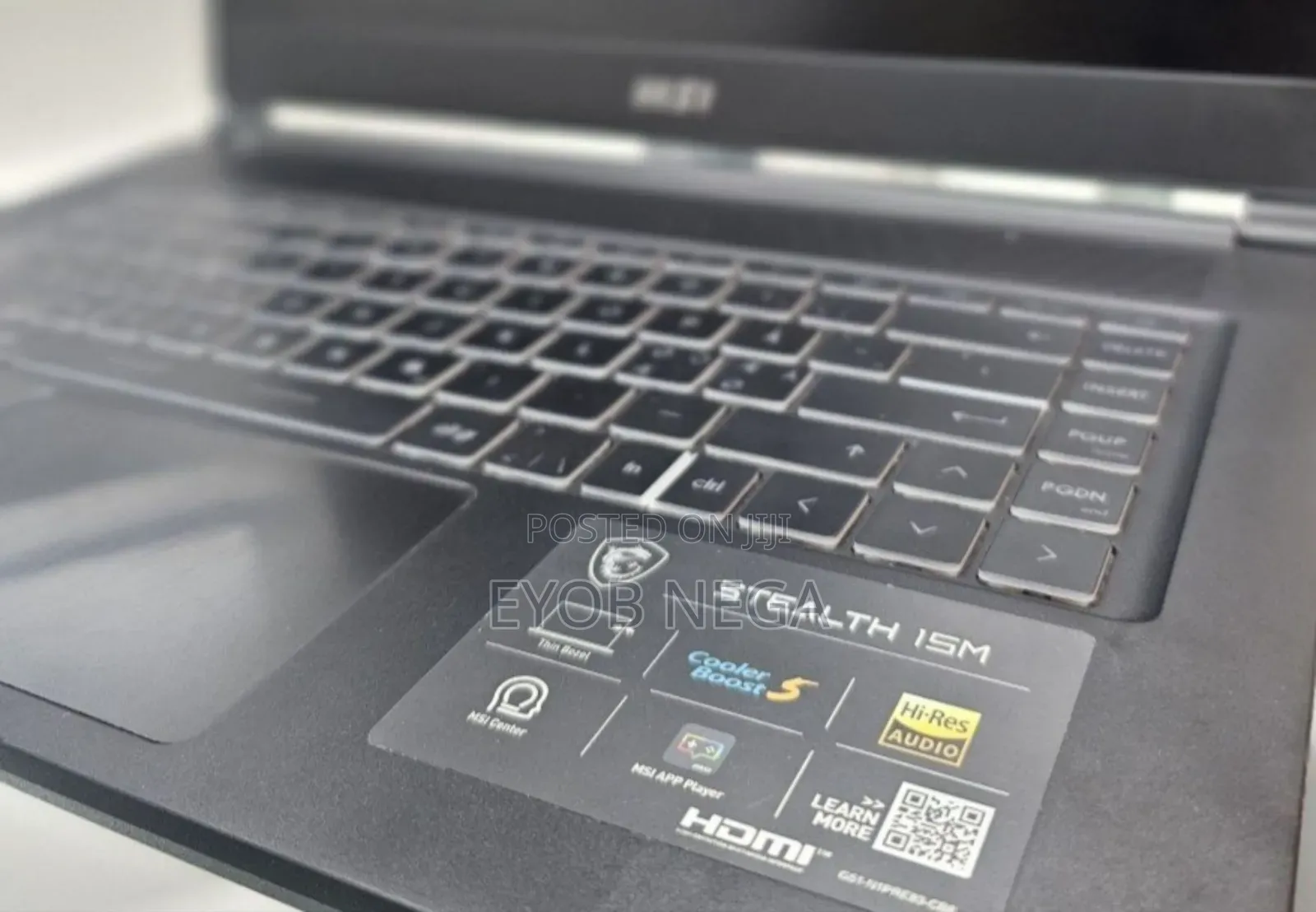 New Laptop MSI Stealth GS77 16GB Intel Core I7 SSD 1T