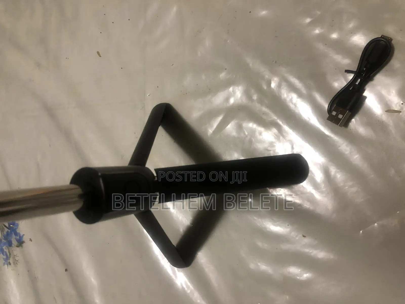 Tripod Selfie Stick With Wireless Remote and Flashlight