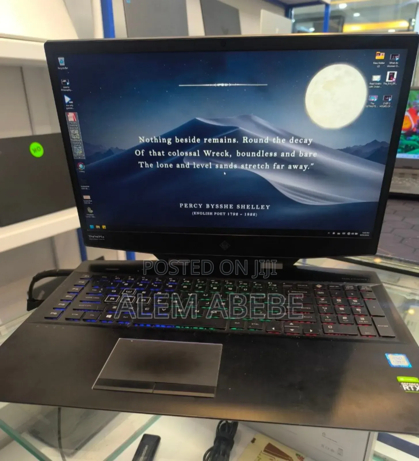 New Laptop HP Omen 17 16GB Intel Core I7 SSD 512GB