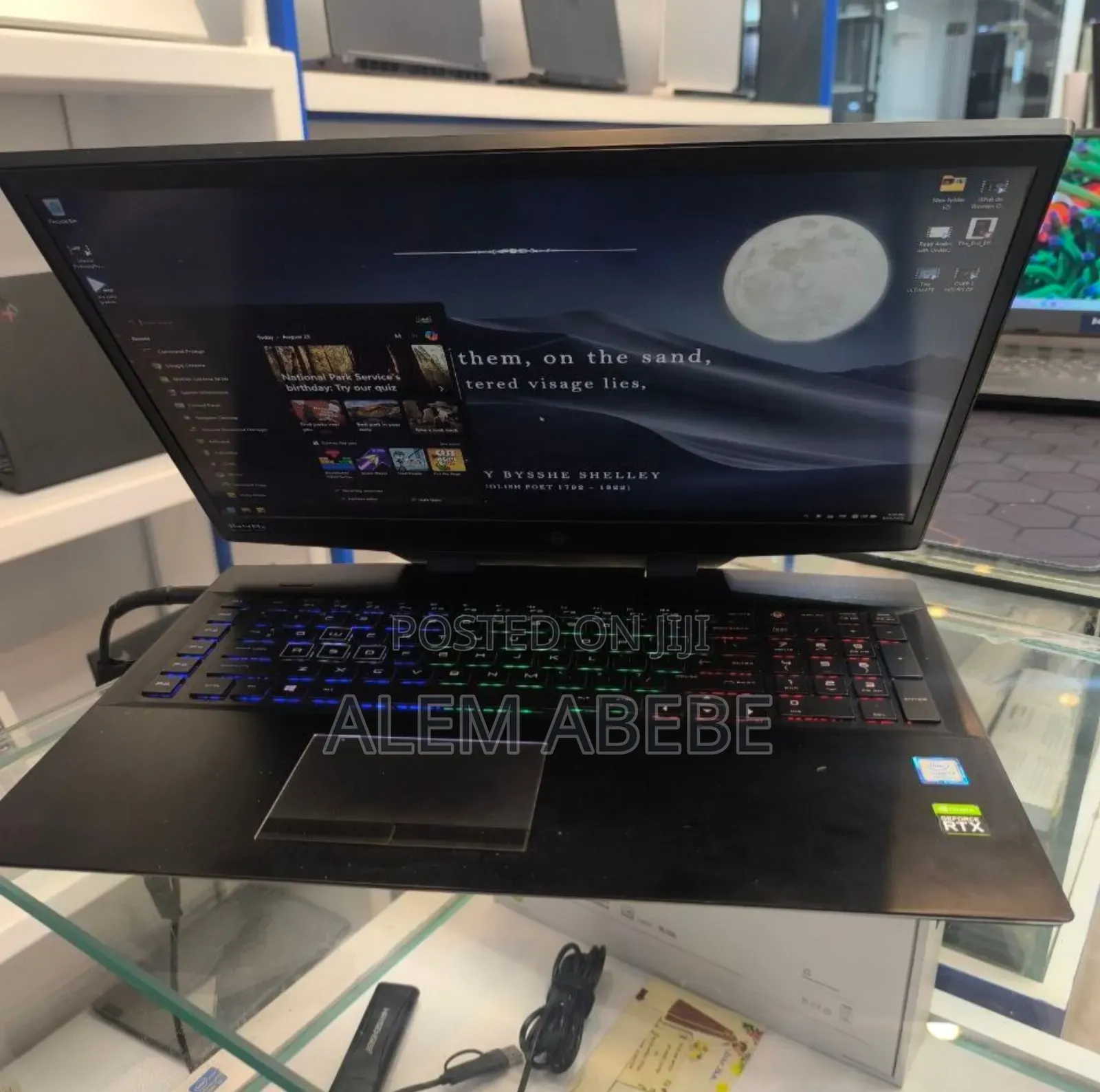 New Laptop HP Omen 17 16GB Intel Core I7 SSD 512GB