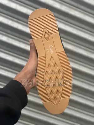 Genuine Clarks Chelsea Boots With Laces Blue Black