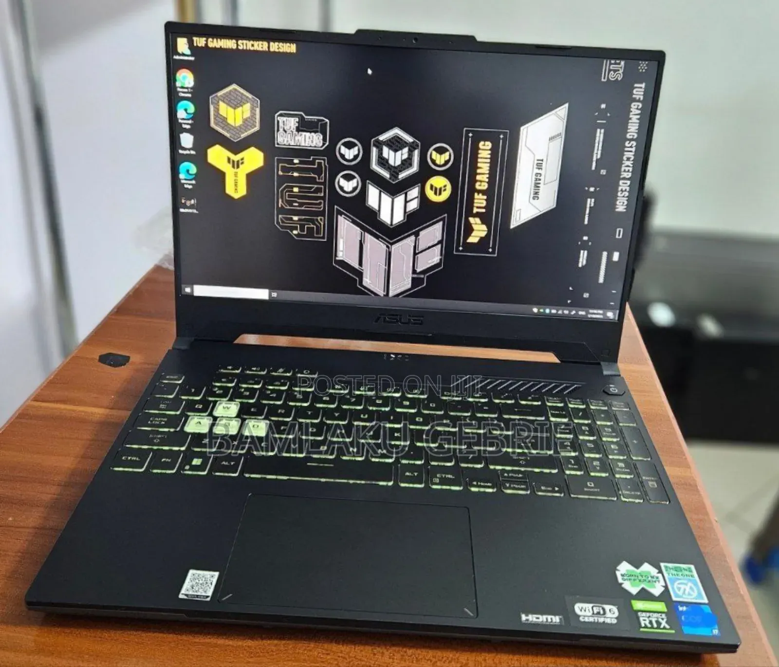 New Laptop Asus TUF Gaming A15 16GB AMD Ryzen 7 SSD 512GB