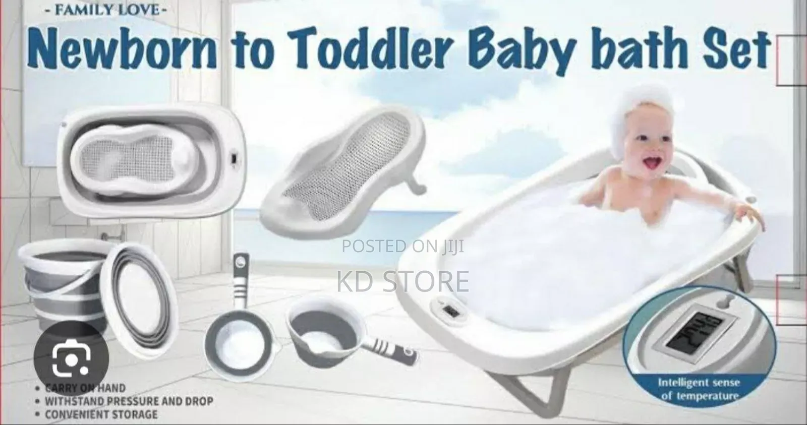 4 in 1 Foldable Luxury Baby Bather