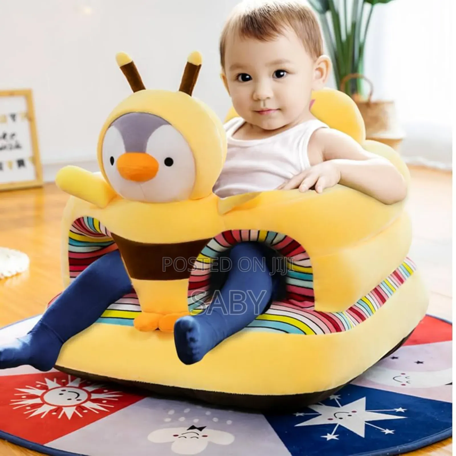 Baby Seat Sit Up Chair Carton Animal Plush Sofa Chair