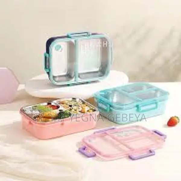 Stainless Steel Lunch Box With Sauce Spoon