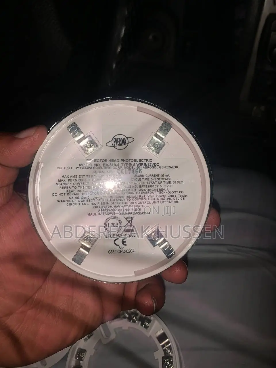 Smoke Detector Ea-318-4