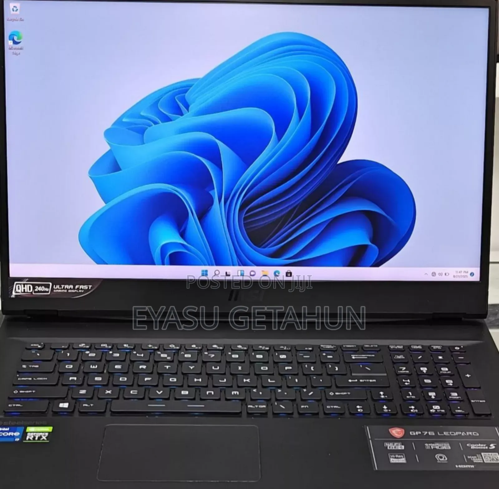 New Laptop MSI GP75 Leopard 16GB Intel Core I7 SSD 1T