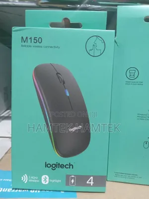 Logitech Mouse M150 Rechargeable With Wifi and Bluetooth