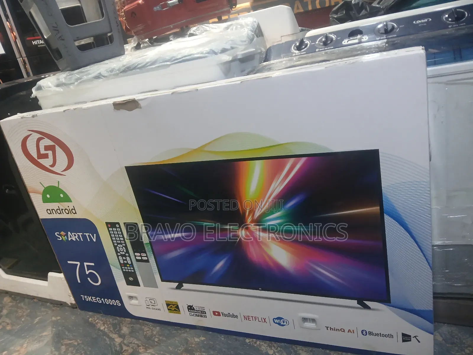 Lj 75” Uhd Smart Android Tv 2025 – Cinematic Experience At Home!