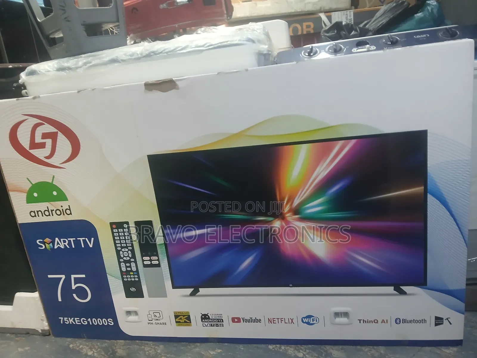 Lj 75” Uhd Smart Android Tv 2025 – Cinematic Experience At Home!