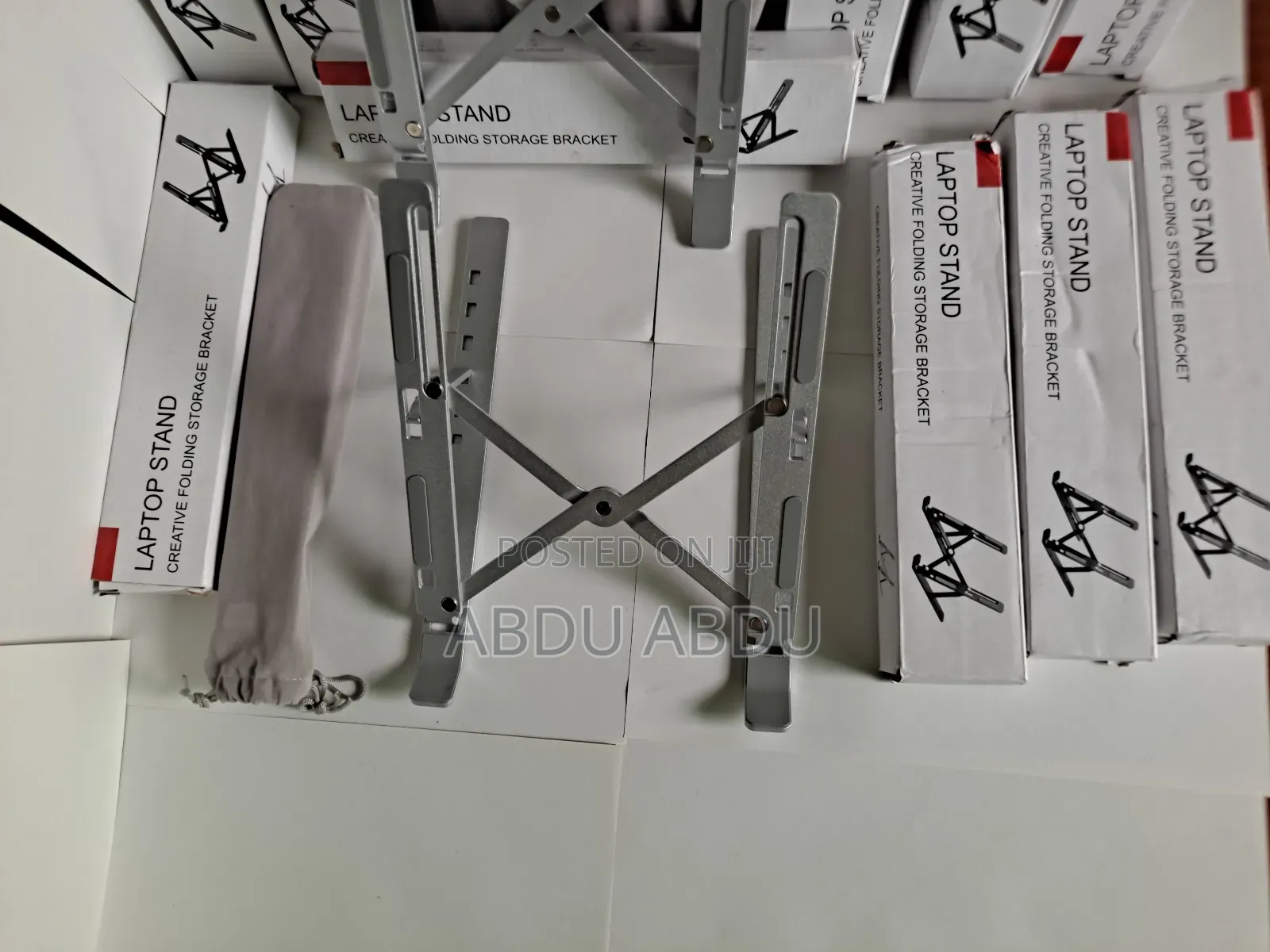 Laptop Stand (የአሉሙንየም ላፕቶፕ ማስቀመጫ)