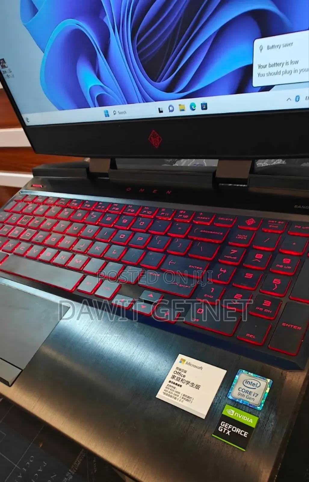New Laptop HP Omen 15 16GB Intel Core i7 SSD 512GB
