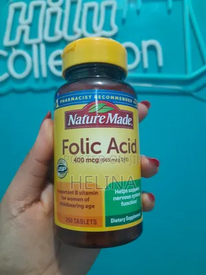 Photo - Nature Made Folic Acid 400 McG(665 MCG Dfe) 250 Tablets From Usa