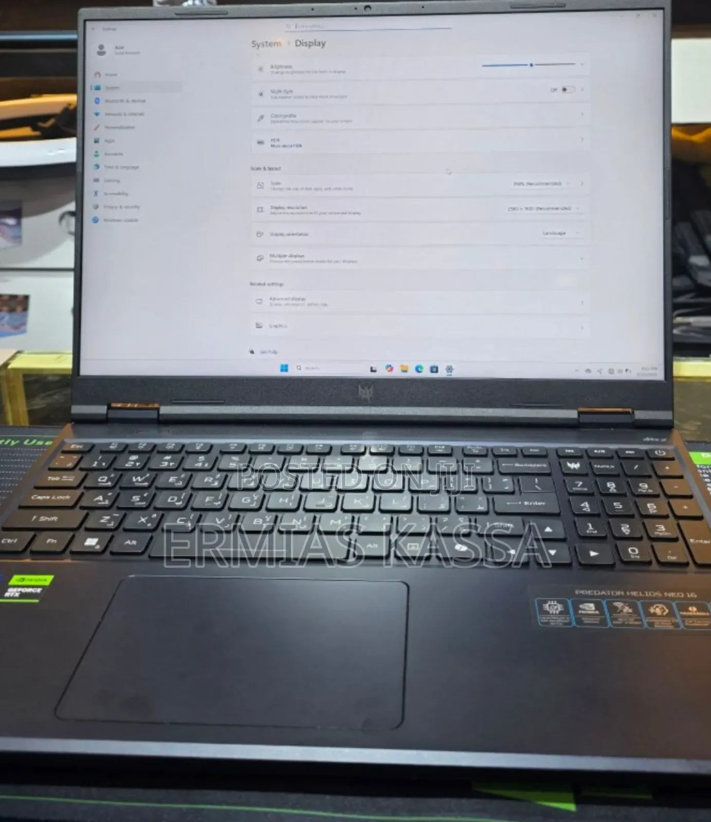 New Laptop Acer Predator Helios Neo 16 16GB Intel Core I9 SSD 1T