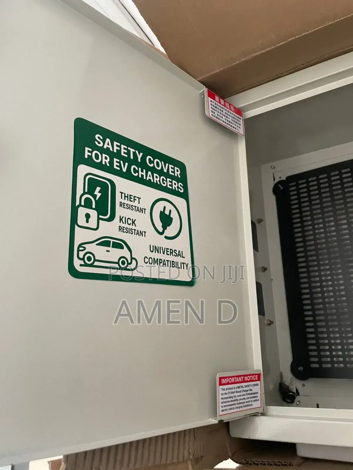 Electric Vehicles Charging Box Safety Cover