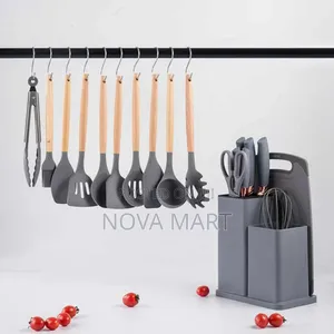 Photo - 19pcs Silicone Kitchen Utensil Set