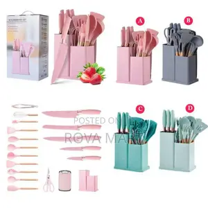 19pcs Silicone Kitchen Utensil Set
