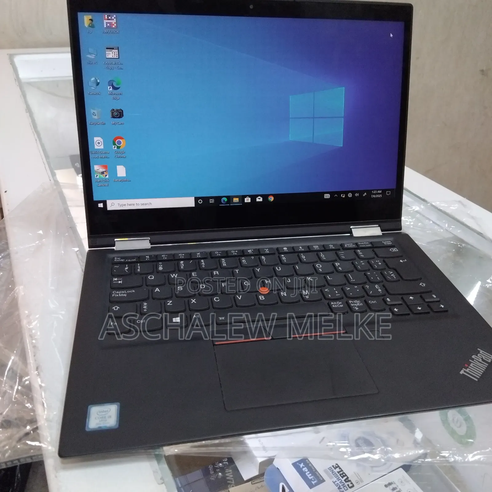 New Laptop Lenovo ThinkPad Yoga 16GB Intel Core I5 SSD 512GB