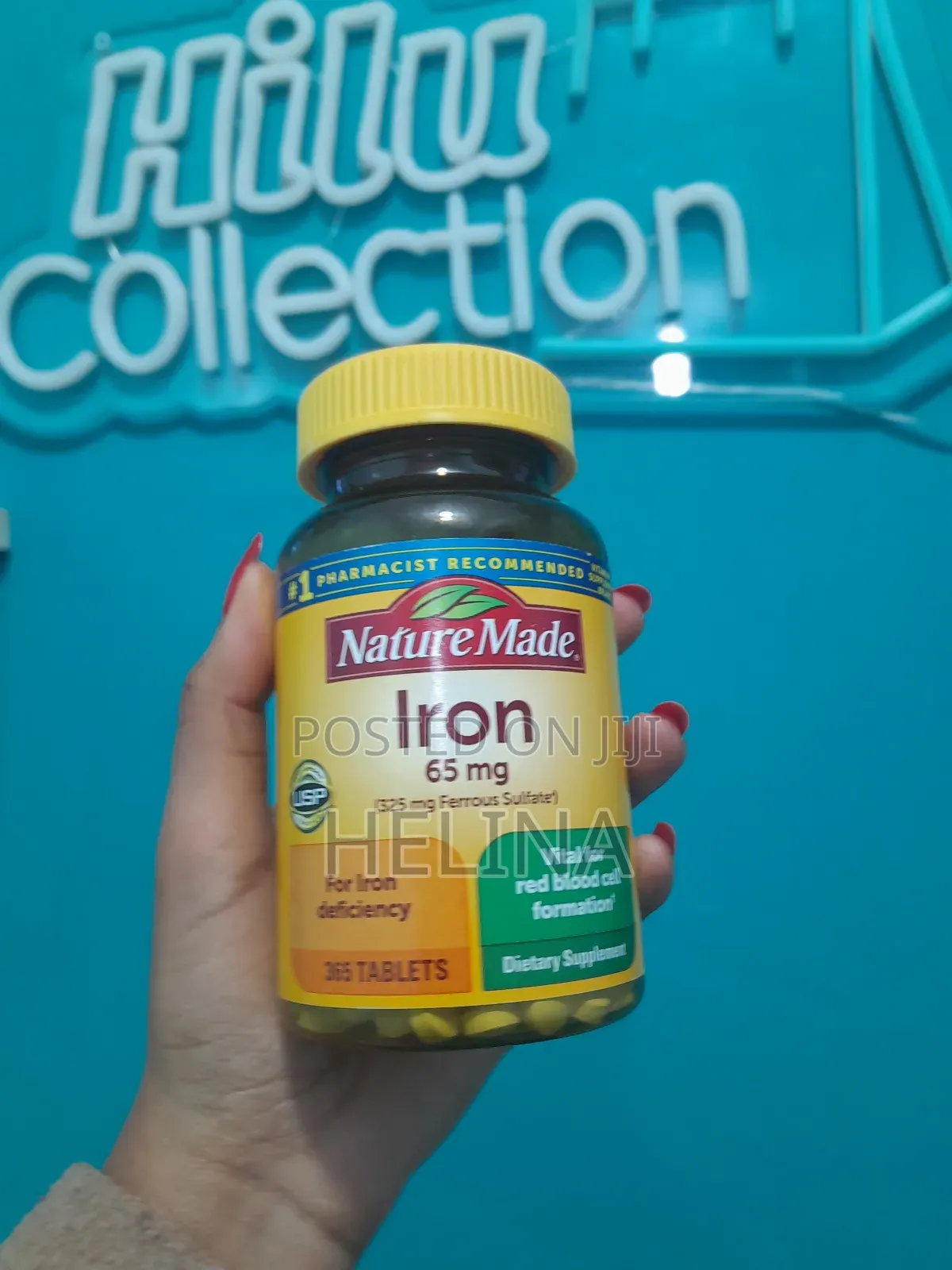 Nature Made Iron Supplement 65 Mg 365 Tablets From Usa