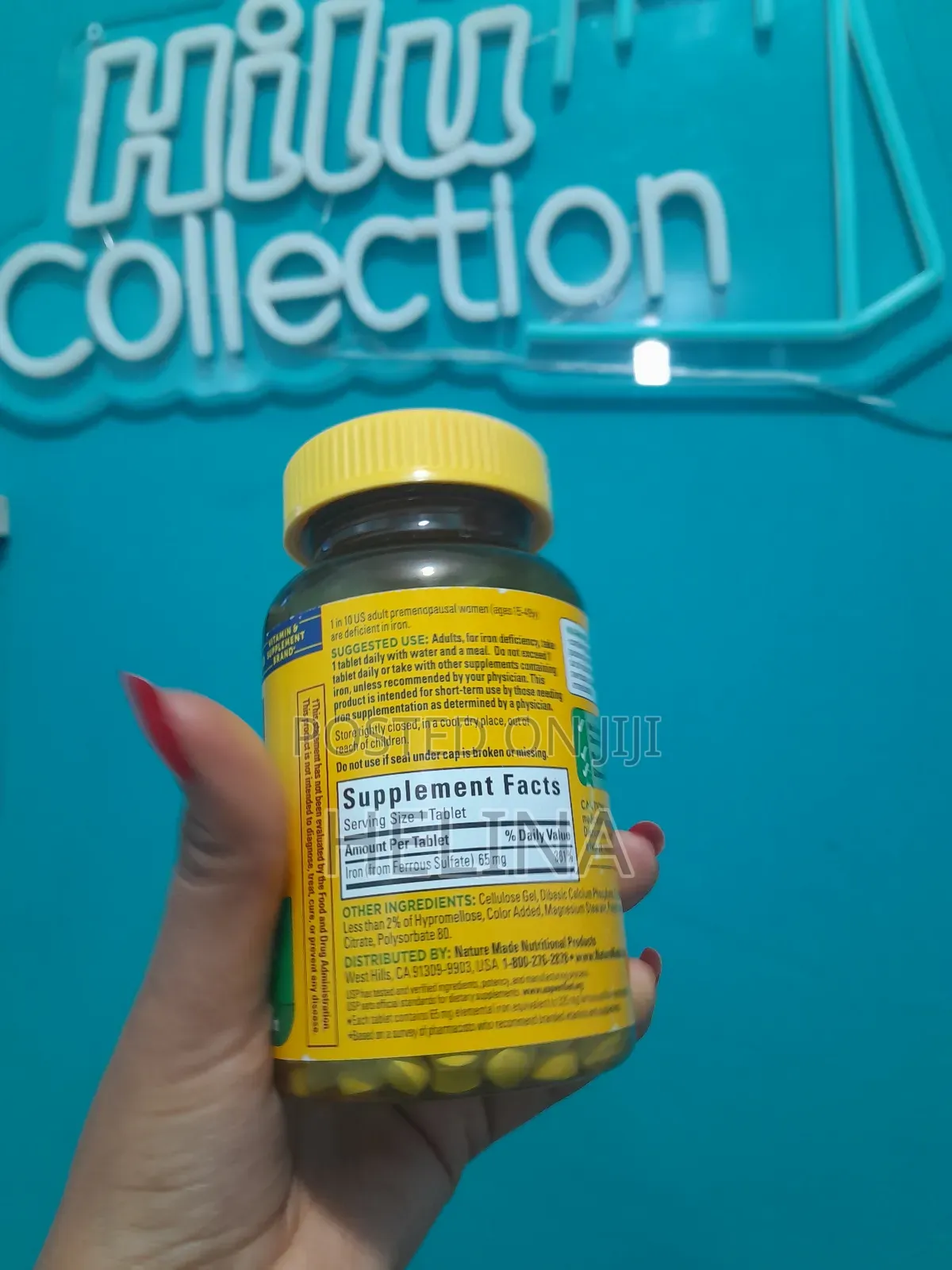 Nature Made Iron Supplement 65 Mg 365 Tablets From Usa