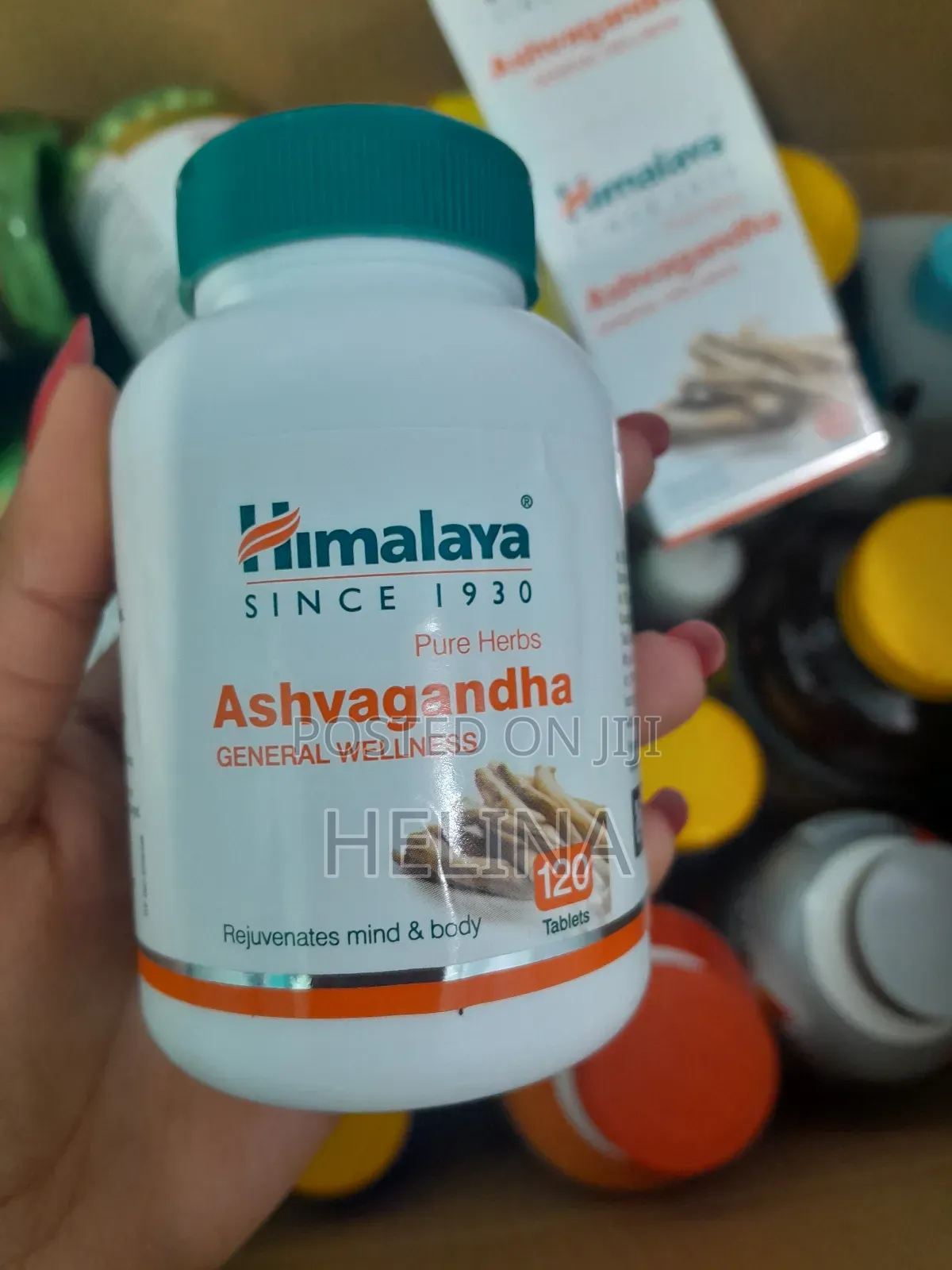 Himalaya Ashwagandha 120 Tablets Pure Herbs From Usa