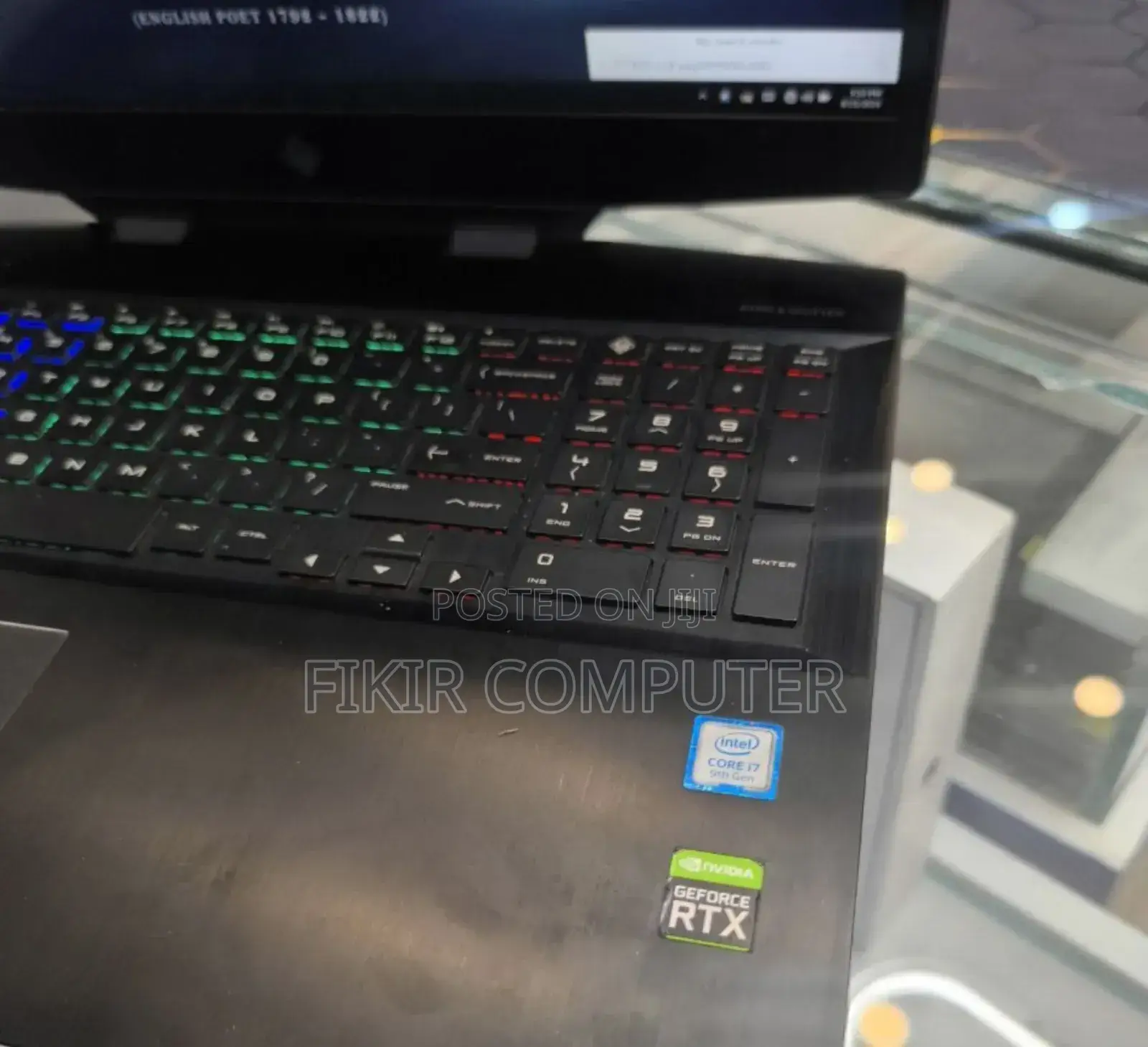 New Laptop HP Omen 17 16GB Intel Core I7 SSD 512GB