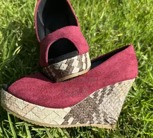 Photo - European American Plus Fish Mouth Wedge Heel High-Heeled Single Shoes