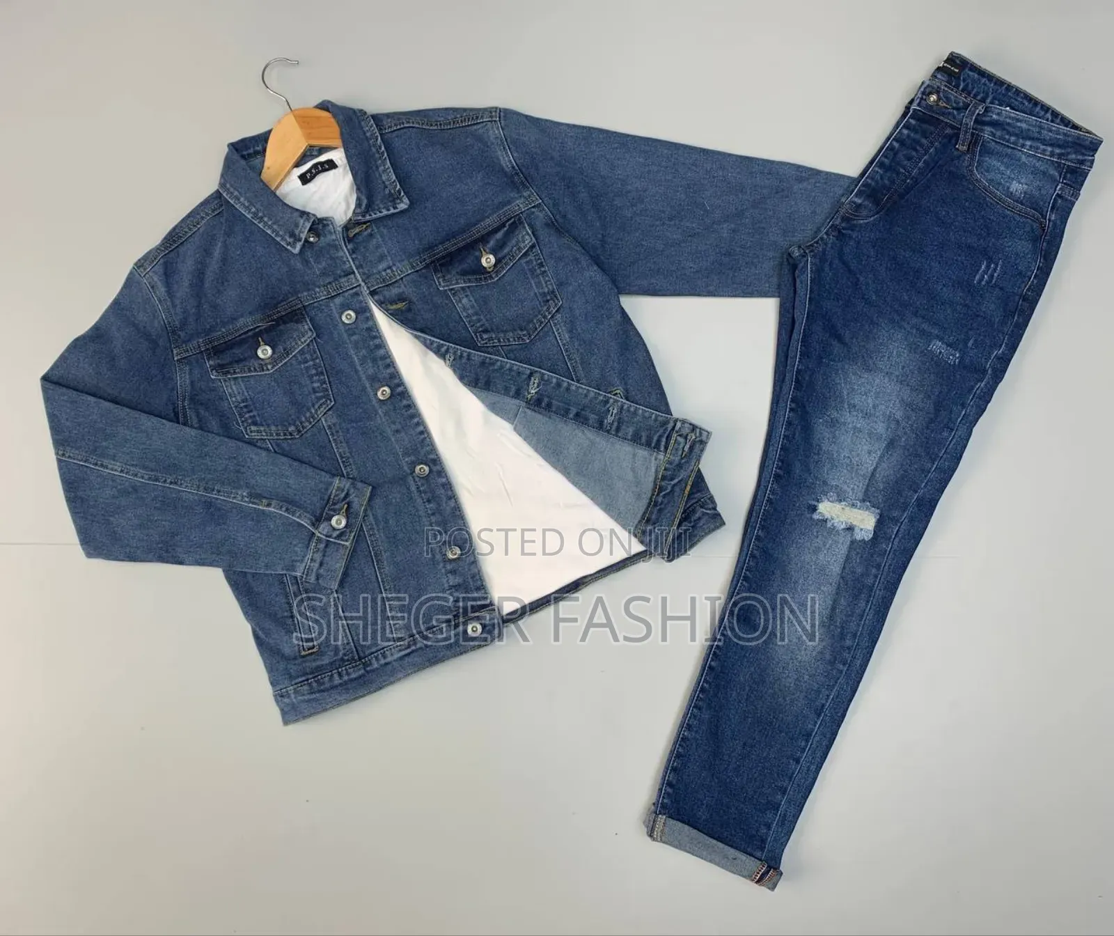 Omo Jean's Jacket With Jean's Terouther