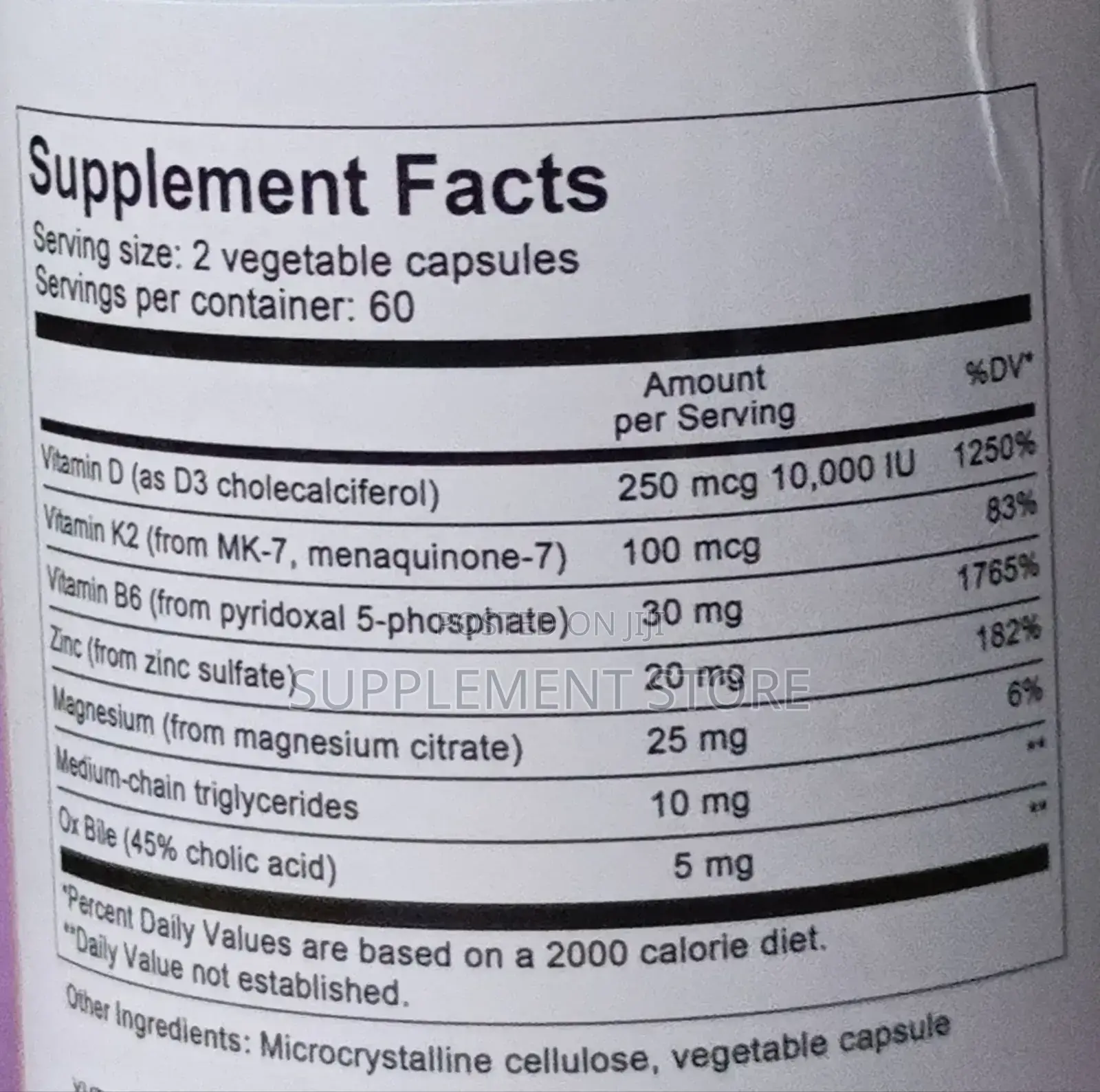 Vitamin D3 10,000 Iu With (Mk7)