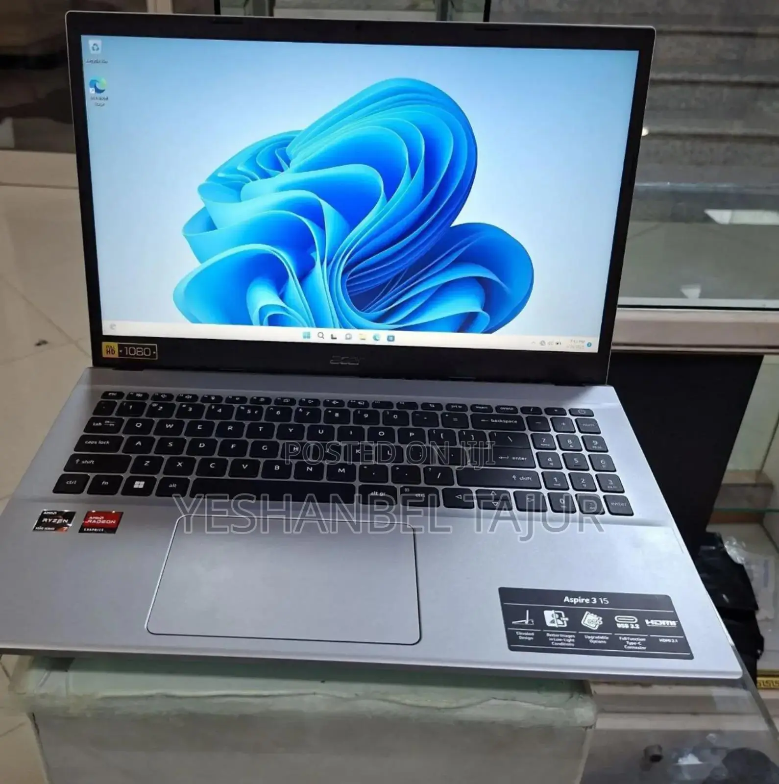 New Laptop Acer Aspire 3 16GB AMD Ryzen 7 SSD 512GB