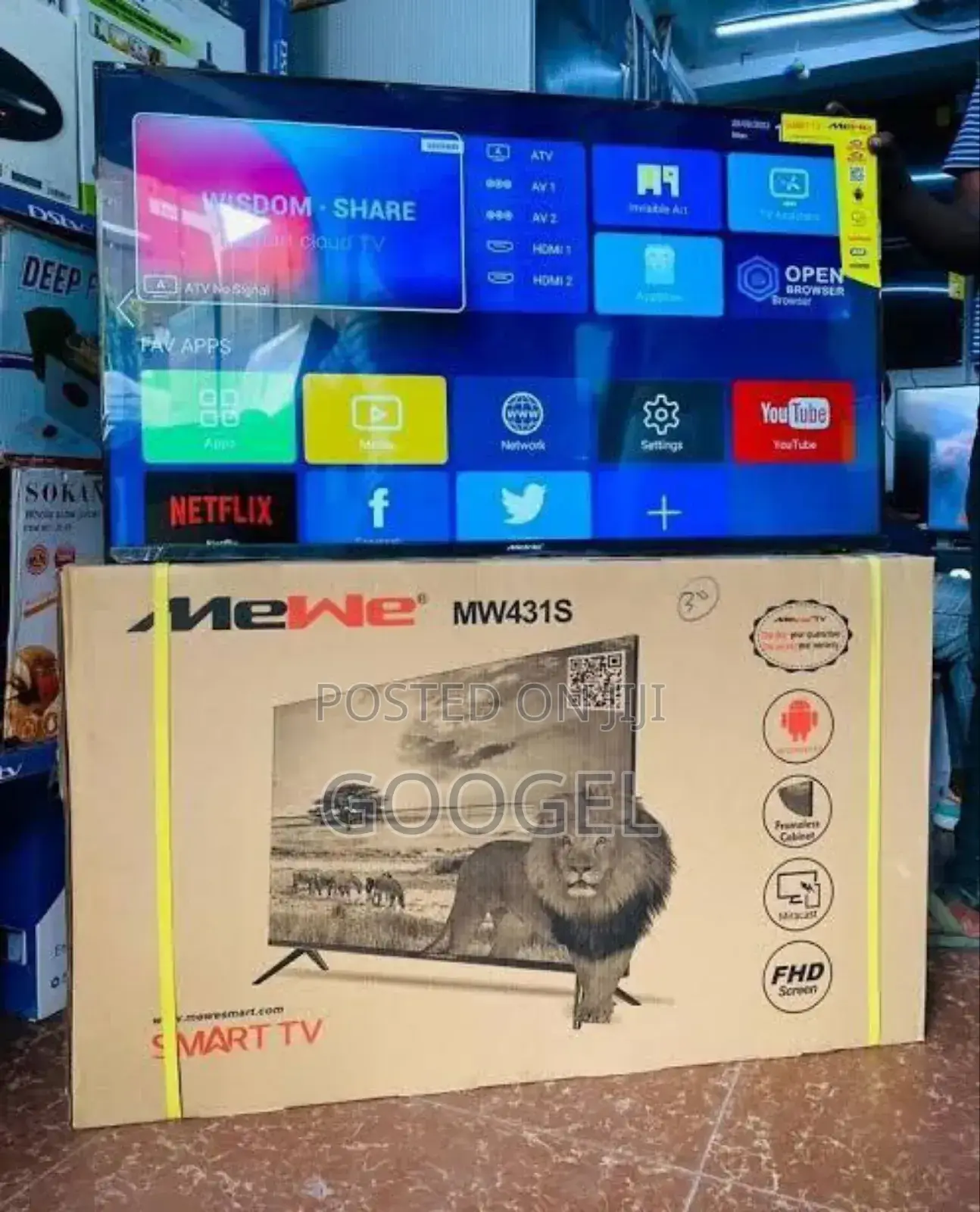 Mewe 50inch Uhd Smart Tv