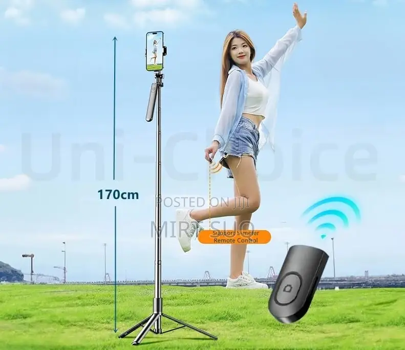 R16k Long Selfie Stick With Tripod