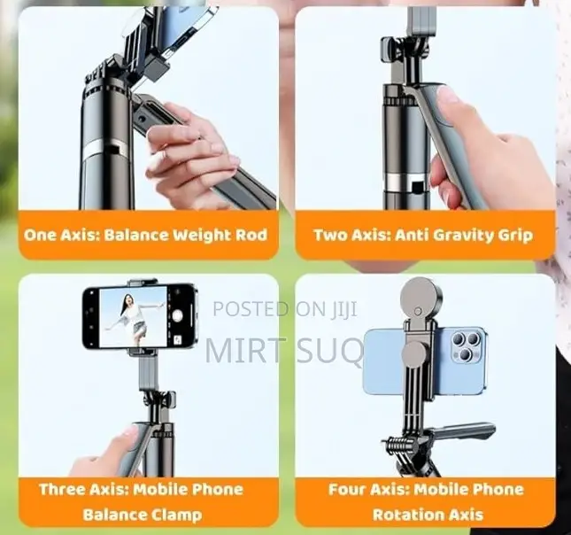 R16k Long Selfie Stick With Tripod