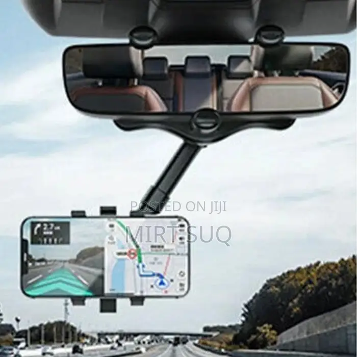 Universal 360 Rotatable and Retractable Car Phone Holder