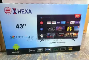 X Hexa 43 Inch Tv Smart Android 14.0 New 2025 Tv