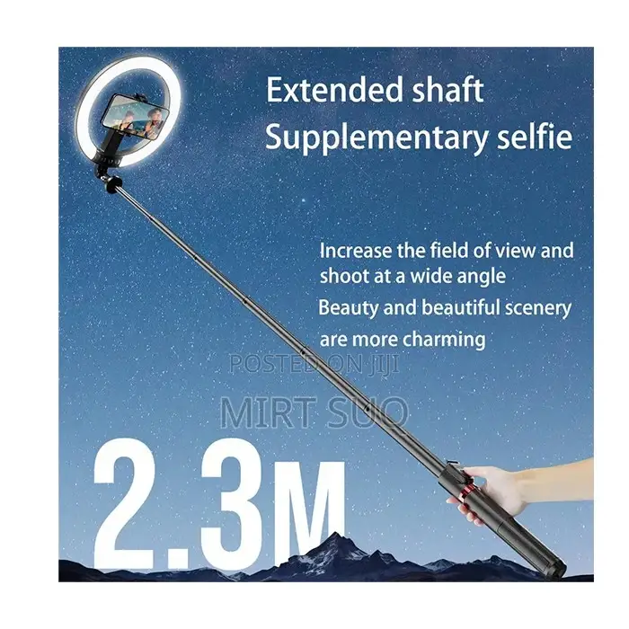 P225-Q 10 Inch Chargeable Ring Light Ring Light +Selfie Stick+ Tripod