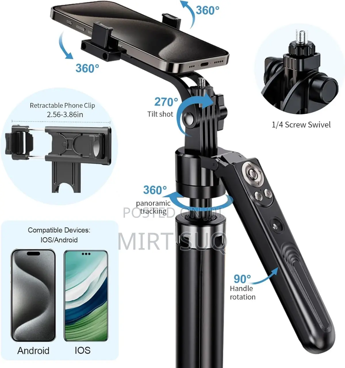 Face Tracking Ai Integrated Tripod