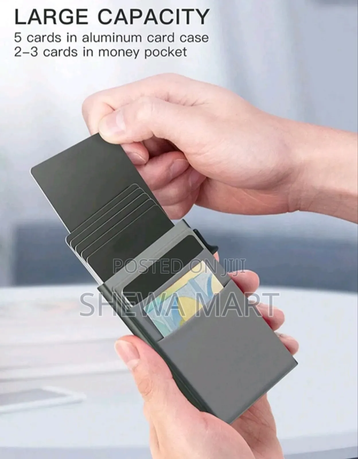 Aluminum Alloy Anti-Theft Card Case Wallet Birthday/Valentine's Day